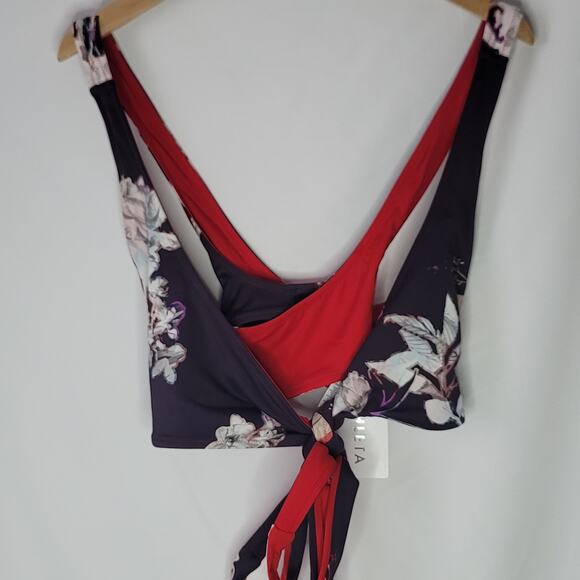 Athleta- NWT- Phia Reversible wrap Bikini top- size XL - Picture 2 of 5